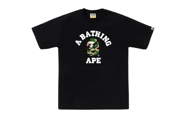 ABC CAMO COLLEGE TEE(BLACK / WHITE)1